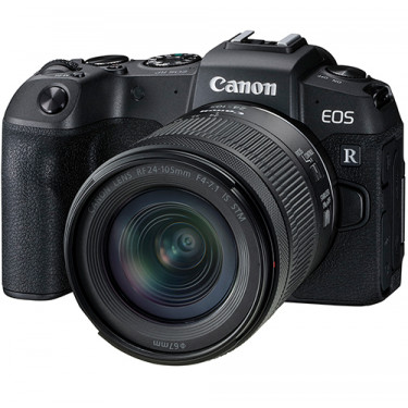 Canon EOS RP nera + RF 24-105mm f / 4-7.1 IS STM + GARANZIA UFFICIALE CANON ITALIA +