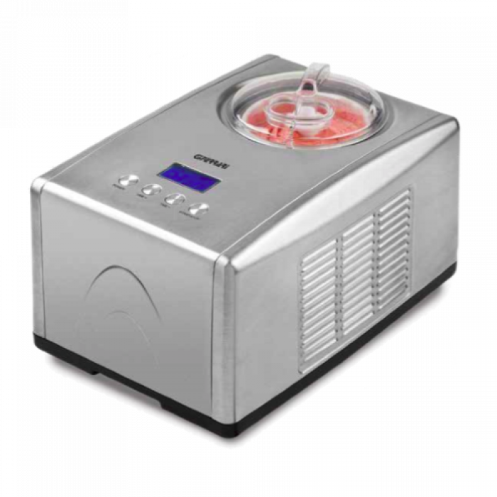 Gelatiera inox con compressore integrato 1,5 Litri 150Watt Digitale 